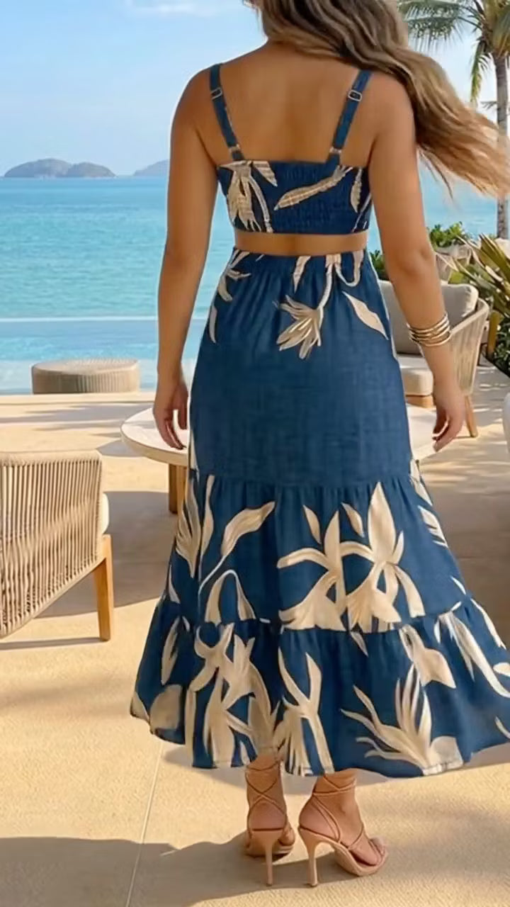 Vestido Veraniego con Espalda Smock