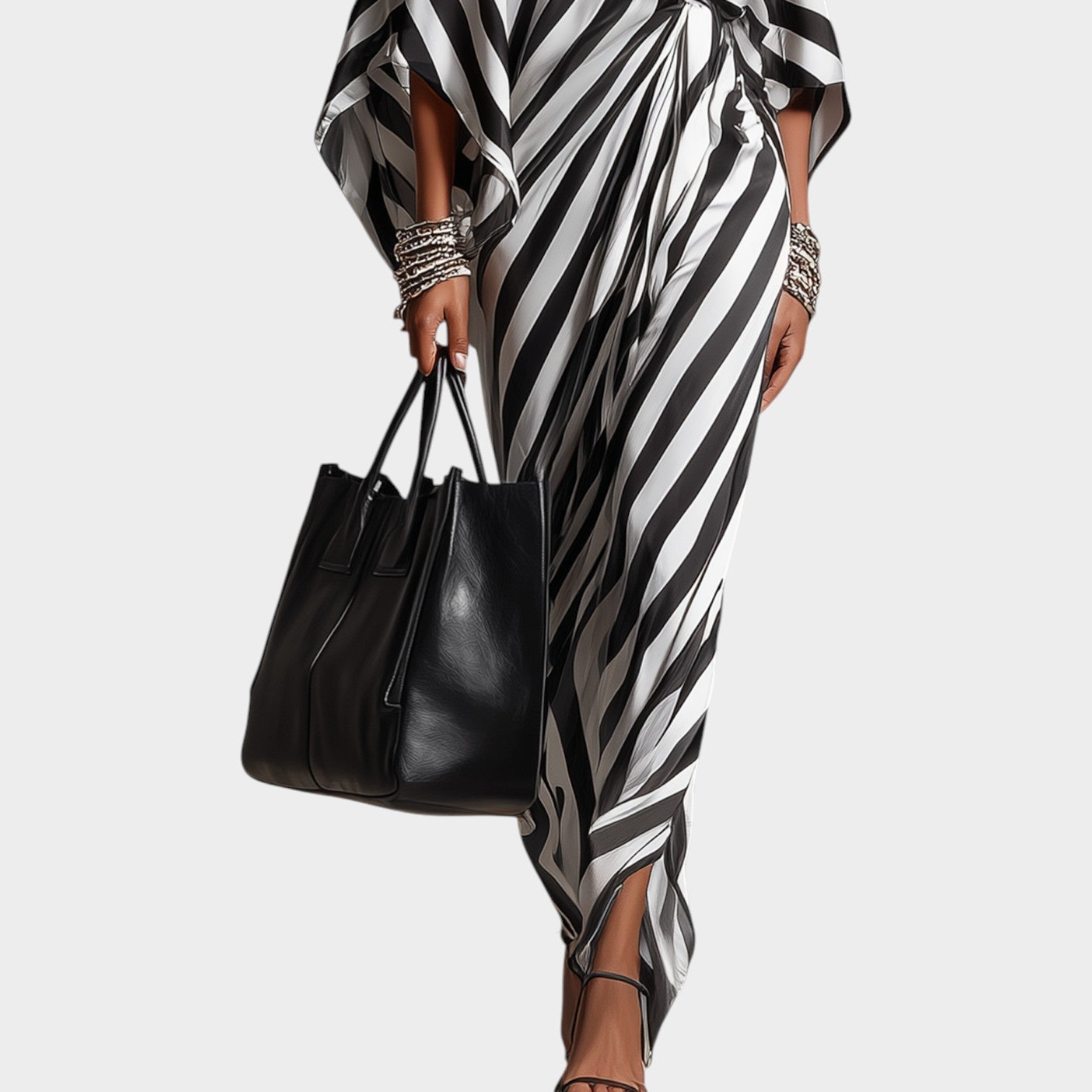 Vestido Maxi Elegancia Óptica