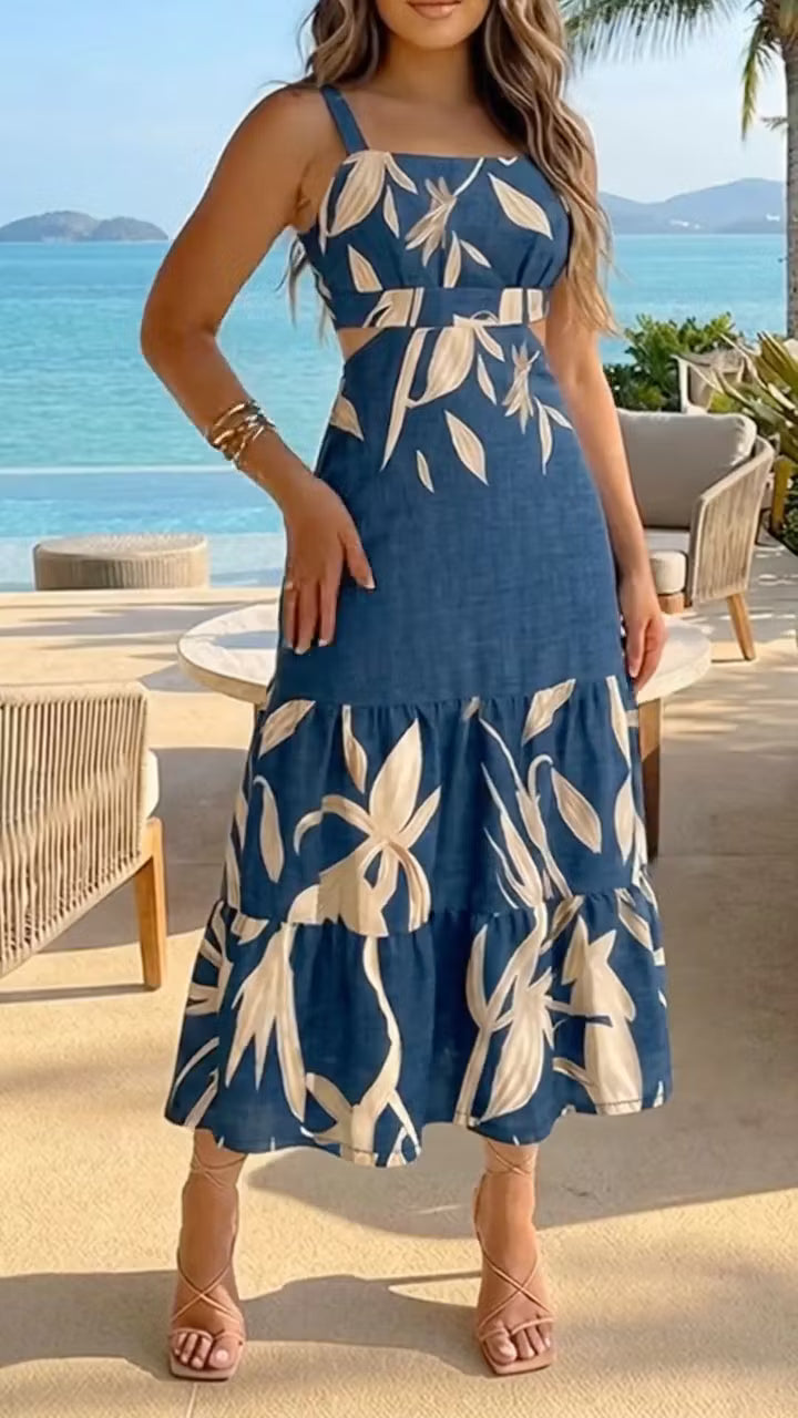 Vestido Veraniego con Espalda Smock