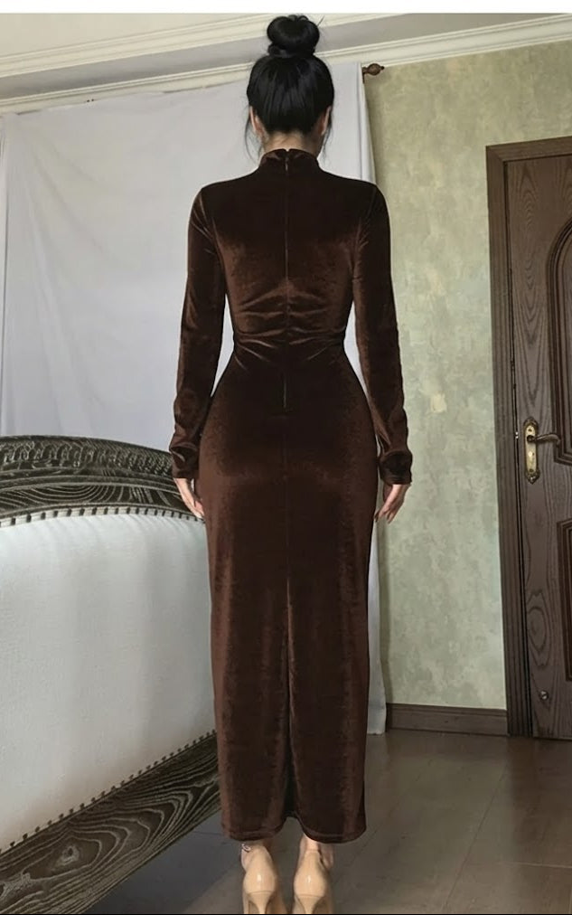 Vestido Velvet Night Elegance