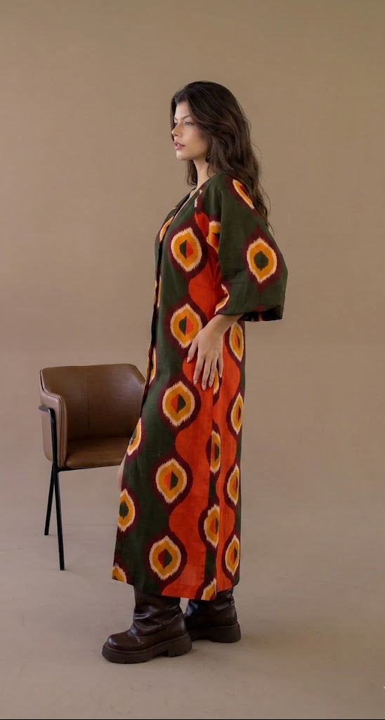 Vestido Maxi Azahar Étnico