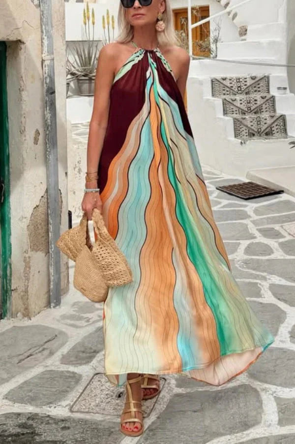 Vestido Largo Brisa Tropical de Verano