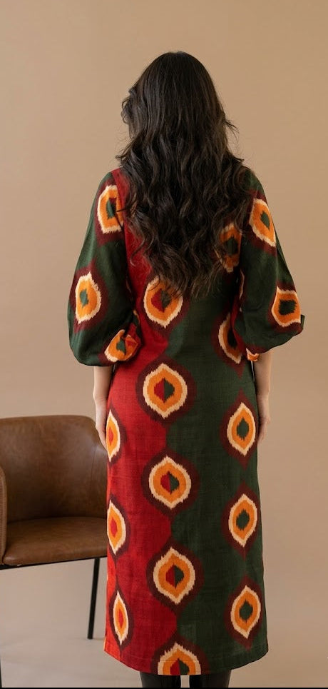 Vestido Maxi Azahar Étnico