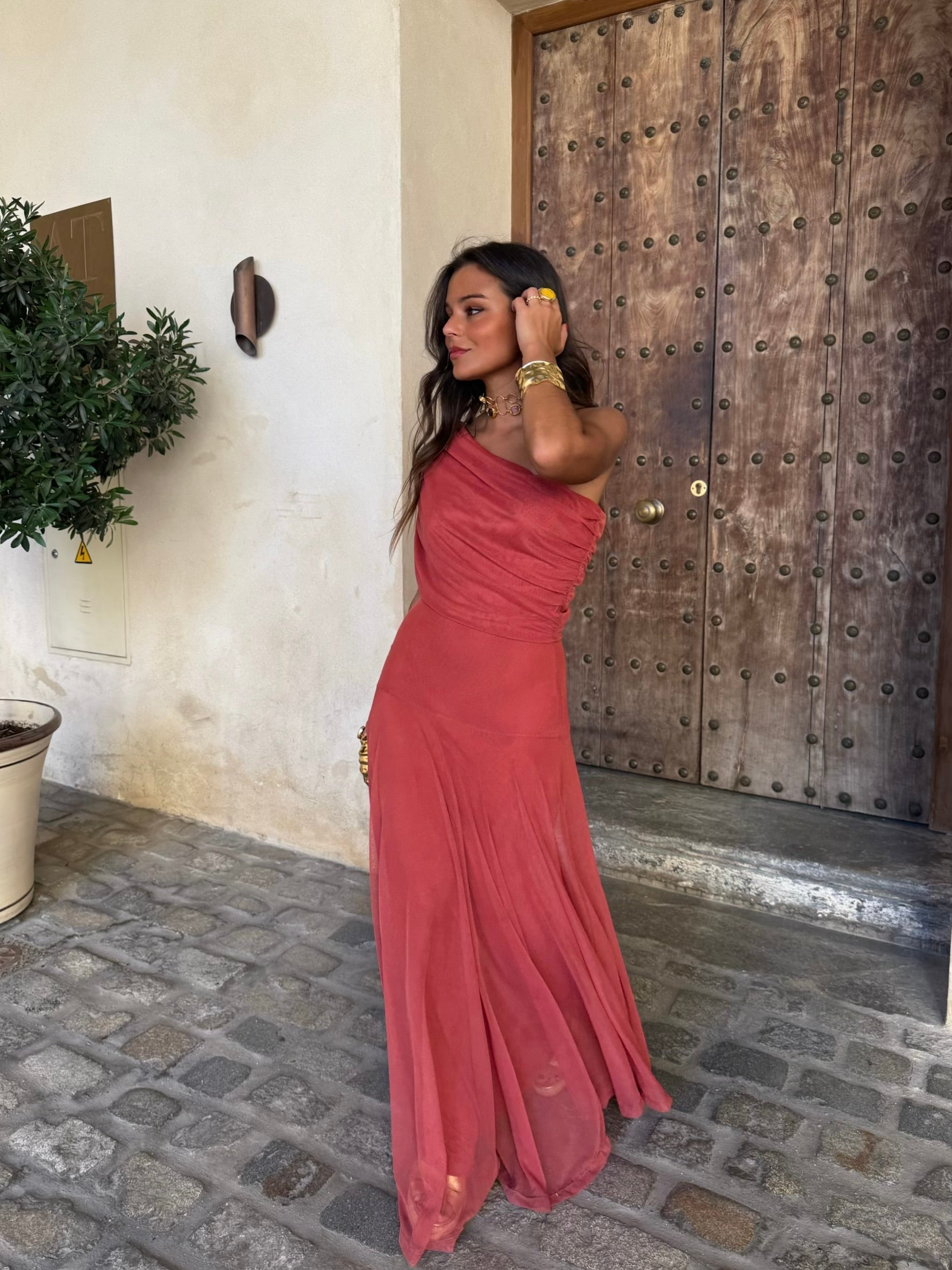 Vestido Toledo Salmon