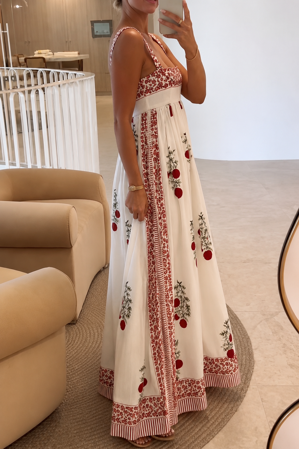 Vestido Maxi Bohemio Frutal