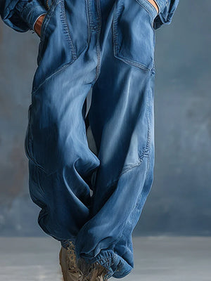 Overol Denim con Capucha Urban Utility