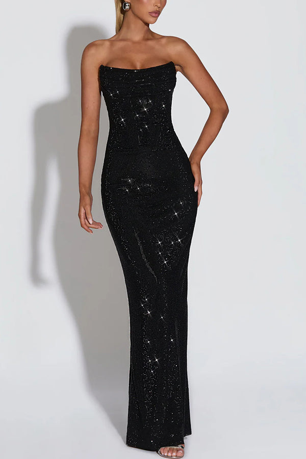 Vestido Silueta Glitter Eclipse