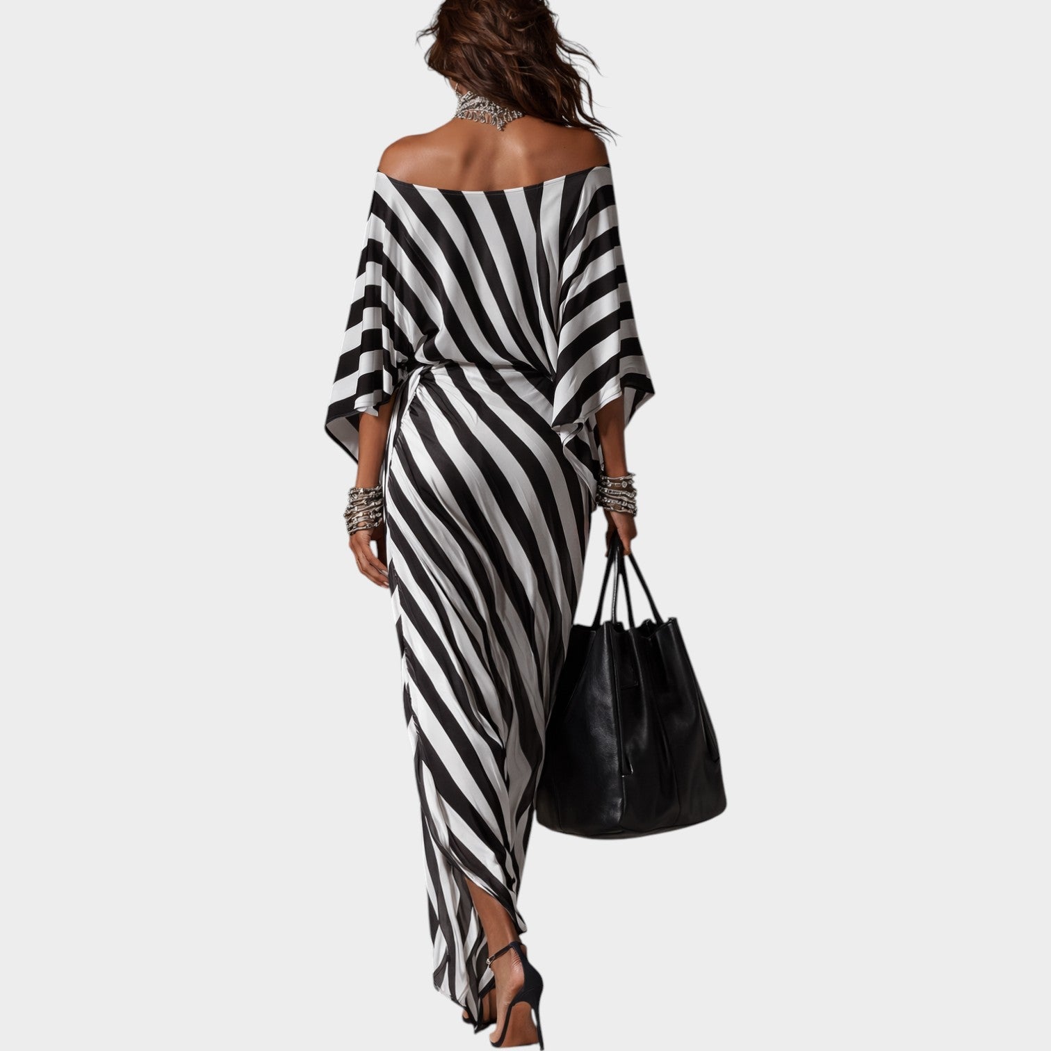 Vestido Maxi Elegancia Óptica