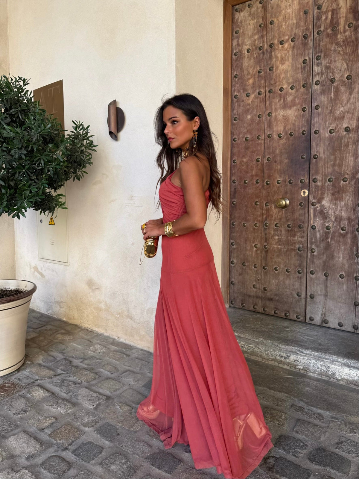 Vestido Toledo Salmon