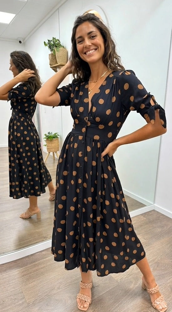 Vestido Vintage Lunares