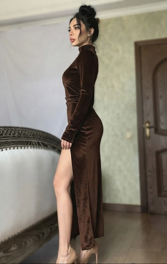 Vestido Velvet Night Elegance