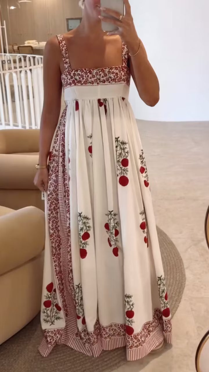 Vestido Maxi Bohemio Frutal