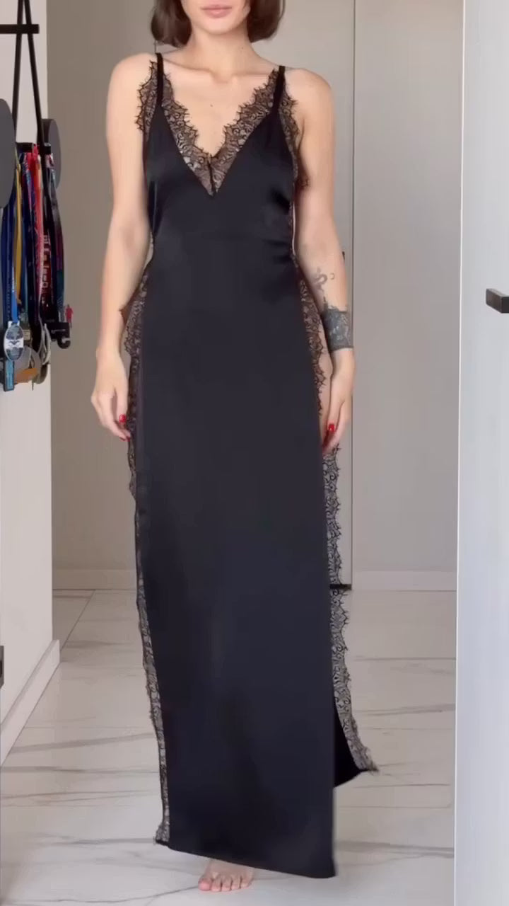Vestido Lencero Noche de Encaje