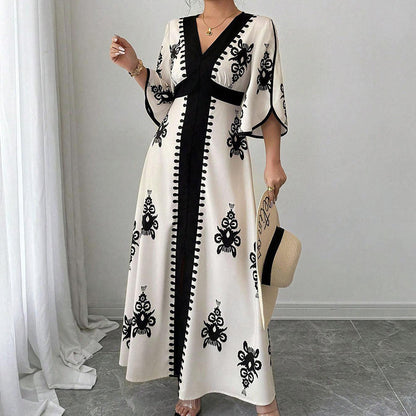 Vestido Contraste Imperia