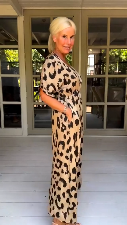 Kenia /Maxi Vestido Leopardo